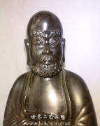 达摩袖手(黑檀雕像)