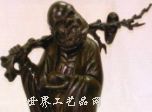 达摩捧桃(黄木木雕组图