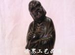 达摩抚鞋(黄木木雕组图) 35x15x12 CM