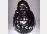 弥乐佛不倒翁(黄木木雕组图) 12x8x5 CM